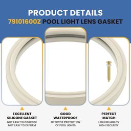 79101600Z Light Lens Gasket - 8 3/8" Compatible with Pentair - Works with IntelliBrite Lights, AmeriLite Lights and SAm AmerLite Lights in Pools and Spas image 5