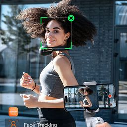 hohem iSteady XE Gimbal Stabilizer for Smartphone, 3-Axis Phone Gimbal, Ultra-Light Foldable for Android & iPhone 14 Pro Max, One-Key Inception, for Video Recording (Without Fill Light), Grey image 4