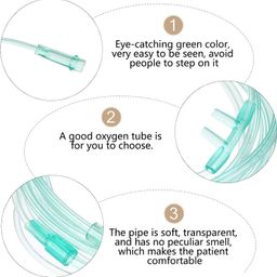 Luxus Nasal Cannula For Oxygen with Soft Touch, Universal Connector for Adults (5 Meter) image 4