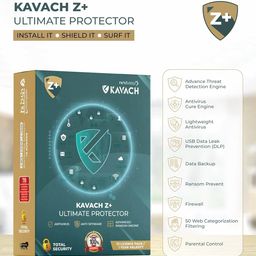 NEXT VIEW KAVACH Nextview Kavach Z+ Antivirus | Antivirus Total Security Software| Email Delivery 1 Year -1 License . image 1