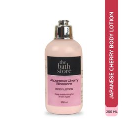 The Bath Store Japanese Cherry Blossom Body Lotion for Women & Men | Body Moisturizer for Oily Skin & Dry Skin - Deep Moisture, Non Sticky Body Lotion | Moisturizer for Body - 200ml image 2