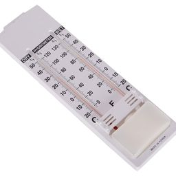 Dry & Wet Thermometer on plastic base [50cm long] for measuring air temperature and humidity in Box packing. image 2