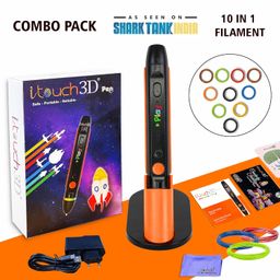 WOL3D I Touch play 3D Pen with 10 in 1 PLA Filament 5 Meter Each for 3D Printing with Speed Control, Advanced Temperature Regulation, OLED Display & Ergonomic Design – Compatible with Filaments. image 2