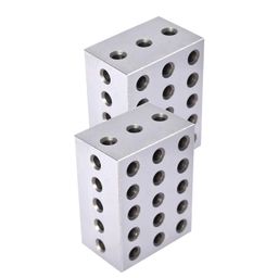 waltyotur 2-3-4 Blocks Matched Pair 23 Holes 2 3 4 Blocks .0003 Precision Ground Machinist Set Up Blocks HRC 55-62 image 2
