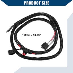Hihaha 120cm Universal Automotive Switched Fuse Bypass Kit/Fuse Bypass Switch/Durable / 1 pcs Black image 5