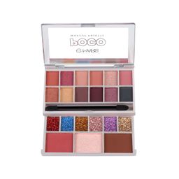 MARS Poco Face Makeup and eyeshadow Palette with Slider Case | Free Applicator | Long Wearing | Highly Pigmented and Easy to Blend | 21 Shades (20g) (03-Multicolor) image 1