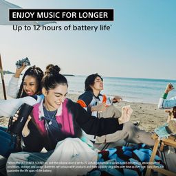 Sony New Launch ULT Field 1 Wireless Ultra Portable Bluetooth Compact Speaker with ULT Button for Massive Bass, 12hrs Battery Life IP67 Waterproof, Dustproof, Hands-Free Calling(with Mic) - White image 5