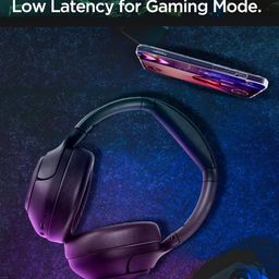 Spigen Audio Newly Launched SA-HP P10 Wireless Over Ear Headphones with 60H Playtime, Upto 43dB Multi-Mode Adaptive ANC Pro, EQ Customizing App, 5-MIC, Gaming Mode, 40mm Driver - Black image 4