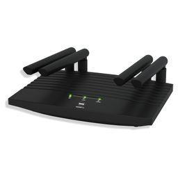 H&H 4G LTE SIM Router with Foldable 4 External Antennas-WiFi 6-300Mbps Speed Plug & Play-1 LAN Port,-Portable Design (Black) image 1
