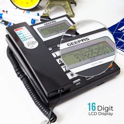 Desktop Corded Telephone - Business Landline, DTMF/FSK Dual System - Big Button Mute Function Desk Phone with Caller ID Display Landline Telephone Wired Phone for Home/Hotel/Office Support image 3