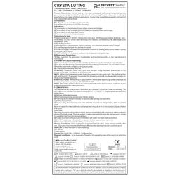 Prevest Denpro Crysta Luting I Glass Ionomer Luting Cement image 2