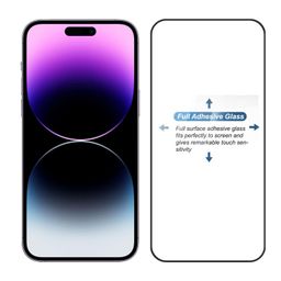 POPIO Military-Grade Gorilla Tempered Glass For iPhone 14 Pro Max (Black) Edge To Edge Coverage With Easy Installation Kit for Smartphone image 5