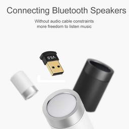 Careflection || Wireless Bluetooth Mini Dongle Adapter V5.0 Bt Audio Receiver Supports Pc Computer Windows MAC iOS Desktop Laptop Mouse Keyboard Printers Headsets Speakers (Black) image 3