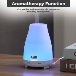 Allin Exporters 100ml Aromatherapy Diffuser with 7 Color Changing LED Lights 4 in 1 Ultrasonic Humidifier Essential Oil Cool Mist Aroma Timer for Home Baby Bedroom Office (1Pc, Multicolour) image 4
