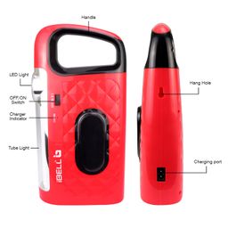 IBELL El8428Sl 2-in-1 Emergency Light, High Lumen Rechargeable with Flashlight/Torch, 15W Led Hand Lamp, 3 Light Modes (Red) image 5