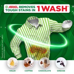 Ariel Matic 4-in-1 PODs Detergent, Pack of 32 PODs | Specially designed for use in Washing Machines only | Removes Stains | Freshens clothes | Softens Fabric | Brightens Colours | 1 POD = 1 Wash image 2
