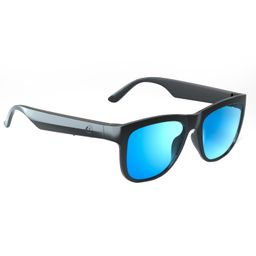 tulbeys Smart Glasses, Bluetooth Audio Sunglasses for Men Women, Integrated Speaker & Mic, UV400 Polarized Lens, Open Ear Music, MFB Buttons Control Voice Assistant for Outside（Blue） image 1