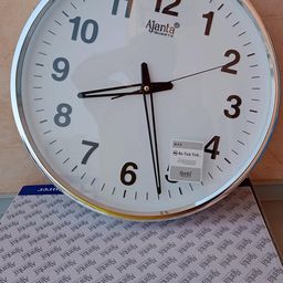Ajanta Quartz Ajanta Abstract Quartz Analog Wall Clock(32 Cm X 32 Cm X 3.5 Cm,White) image 3