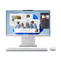 Lenovo IdeaCentre AIO Intel i3-1315U 27" FHD 3-Side Edgeless All-in-One Desktop (8GB/1TB SSD/Win11/Office 21/3Wx2 Woofer/Alexa/5.0MP + IR Camera/Wireless Keyboard & Mouse), F0HM0066IN image 1