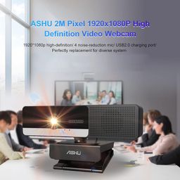 layfoo 2M Pixel 1920x1080P Video Webcam with 4 Noise Reduction c M-agnetic P-rivacy Cam P-rotection Design USB2.0 C-harging Port C-omputer PC Camera for Video Conference Live (Black) -Layfoo image 2