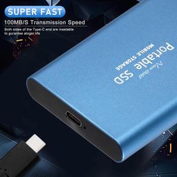 merishopp MERISHOPP® SSD USB 3.1 External Solid State Drives Hard Disk for PC Laptop 1TB Blue|Computers/Tablets & Networking | Drives, Storage & Blank Media |1 Pcs Solid State Drive image 5