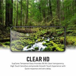 supcares Military-Grade Gorilla Tempered Glass Screen Protector for OnePlus Nord CE 4 Lite (6.67 Inch) With Installation Kit | Edge to Edge Coverage | Black image 3