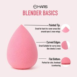 MARS Wonder Beauty Blender For Face Makeup | Pink Face Sponge Puff With Easy Hold | Gentle on Skin (3.0 gm) image 4