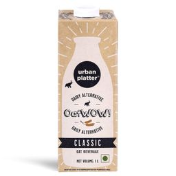 Urban Platter OatWOW Classic Oat Beverage, 1 Litre [Pack of 12 | Plant-Based | Milk Alternative | Creamy | Lactose-Free] image 2