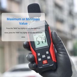 Digital Sound Level Meter Decibel Detector Noise Volume Measuring Instrument dB Meter Decibel Monitoring Tester 30.0‑130dBA image 3