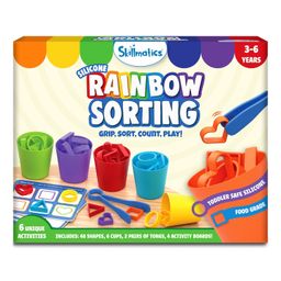 Skillmatics Silicone Rainbow Sorting Board Game - Learning & Educational Toy, Sorting, Counting & Sequencing Skills, Gift for Toddlers & Preschoolers Ages 3, 4, 5, 6 image 1