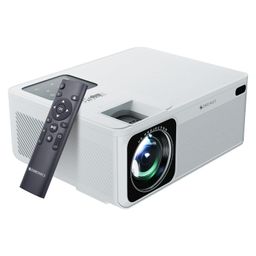 ZEBRONICS PIXAPLAY 58, Smart Projector, 11500 Lumens, 4K Support, 210 Inch Screen Size, Quad Core Processor, Bluetooth, HDMI, USB, WiFi, AUX, 1080p Native, APP Support, Miracast image 1