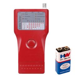 XIKKART Multi-Functional 5-in-1 Network Cable Tester RJ45 RJ11 USB BNC IEEE 1394 Crimping Tool - LAN Network Cable Cat5 Cat6 Wire Tester with Telephone Line Tracker and Detector image 1