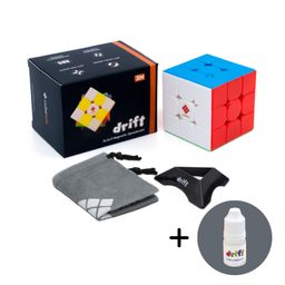 Cubelelo Drift 3M 3X3 Magnetic Speedcube & Premium Cube Lubricant Combo | Drift 3M Features 48 Precision Magnets| Ultra Smooth Buttery Turns | The Perfect Kit For Fast, Precise Solving!, Kids image 3