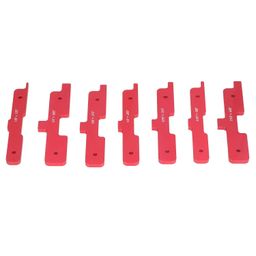 Setup Bars, Gauge Block Set Anti Corrosion Durable Wear Resistant Low Density Aluminum Alloy Light for Outdoor for Metal Red image 1
