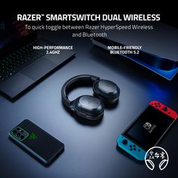 Razer Barracuda X (2022) - Wireless Multi-Platform Gaming and Mobile Headset - Black - FRML Packaging RZ04-04430100-R3M1 image 3