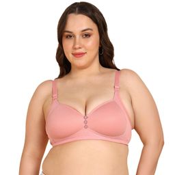 komli Lightly Padded Everyday Minimiser Bra | Full Coverage | Wire-Free Support | Adjustable Straps | Hook & Eye Closure | Plus Size Fit image 1