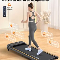 let's play LET’S Play Walking Pad for Home, 4HP Peak DC Motor Treadmill with 6% Manual Incline, 110kg User Weight, Remote Control, LED Display | Sleek Jogging Pad with Widest Running Surface (SWPAD) image 5