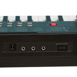 Intern INT-KB-6101, 61 Keys Touch Response Portable Piano Keyboard with Microphone and 5V DC Power Adapter (Black) image 4
