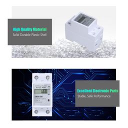 BAZPUR MART® WiFi Smart Home Energy Monitor Real Time Electrici Meter Easy Installation Remote APP Control image 3