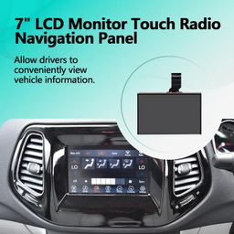 quealzara 7" LCD Monitor Touch Navigation Panel Compatible with Compass 2017 2018 2019 2020 Replaces TDO-WXGA0700K00033-V2 TDO-WXGA0700K00057-V1 image 2