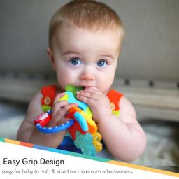 Nuby Icybite Hard Or Soft Teeting Keys (Multicolor) image 4