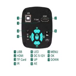 DHRUVPRO 48MP 4K HDMl USB Video Digital Microscope Camera 120X C Mount Lens Sensor for Repair Soldering Digital Image Acquisition image 4