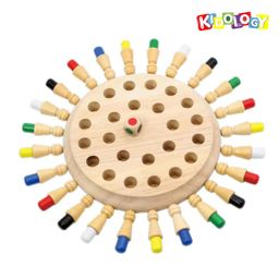 Kidology Wooden Memory Match Stick Chess Game for Kids 2+ Years | Color Memory Chess, Parent-Child Interaction Toy | Educational Intelligent Logic Game and Brainteaser Toys for Boys and Girls image 3