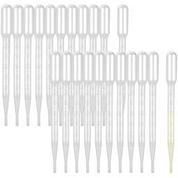 50pcs Plastic Transfer Pipettes 3ml for Laboratory Daily Use image 1