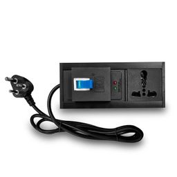 MX 16 amp Extension Cord Single Socket Extension Board 6amp - 16amp to 5amp Plug Heavy Duty Power Cord 10 Meter (3000W) with 32amp MCB Switch (0.75 Sq.mm ISI Marked) AC Line Fault Detector image 1