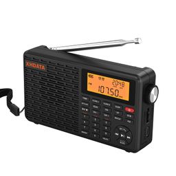 radiwow XHDATA D-109 AM/FM/SW/LW Portable Radio USB/TF/Stereo MP3 Player Bluetooth Speaker Power by AC/Battery with Music pl Alarm Radio image 1