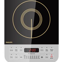 Philips Digital Air Fryer for Home with Touch Control & Digital Display, 7 Pre-set Menu, 1400W, 4.1 Ltr, with Rapid Air Technology & Philips Viva Collection Induction Cooktop image 5