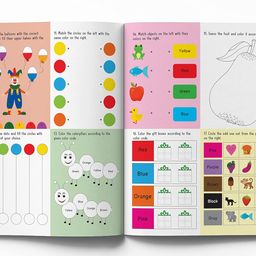201 Brain Booster Activity Book - Fun Activities and Exercises For Children: Tracing & Pattern, Colors & Shapes, Maze image 3