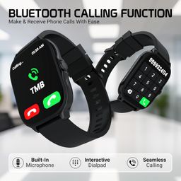 TMB Magic5, 2.01" (5.3 cm) HD Display, Advanced BT Calling, Upto 10 Days Battery, Active Health Tracking, SpO2, 59 Sports Mode, Multiple Watch Faces & IP67 Smartwatch for Men & Women (Black) image 4