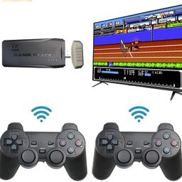 New World TV Video Games for Kids Wireless 64GB Memory, HD Classic Games Console Built in 10000 Game in TF Card, 9 Emulator Console, HDMI Output TV Video Game Console Game Stick image 5